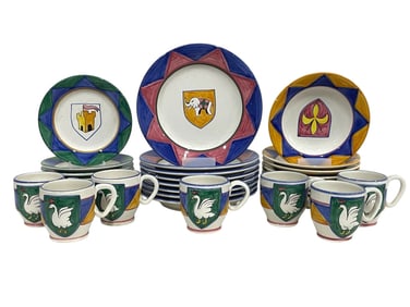 VIETRI ITALY CERAMIC DINNERWARE SET