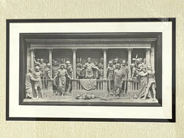 AFTER GEORGE TINWORTH BIBLICAL PRINT W COA 21"