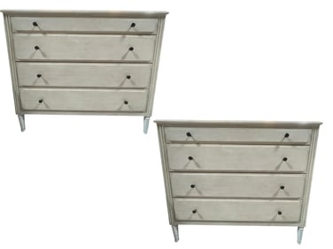 PAIR OF MARCELLE RESTORATION HARDWARE DRESSERS