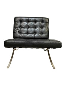 BARCELONA STYLE X BASE LOUNGE CHAIR