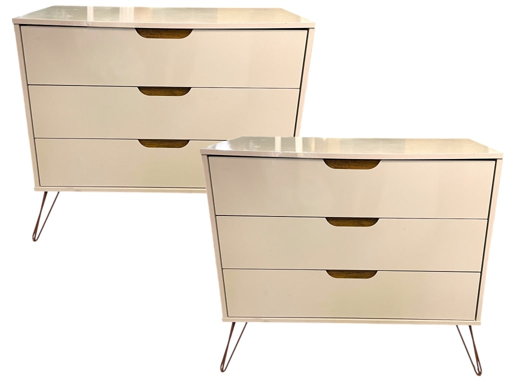 PAIR OF MID-CENTURY MODERN STYLE  NIGHTSTANDS (1 of 7)