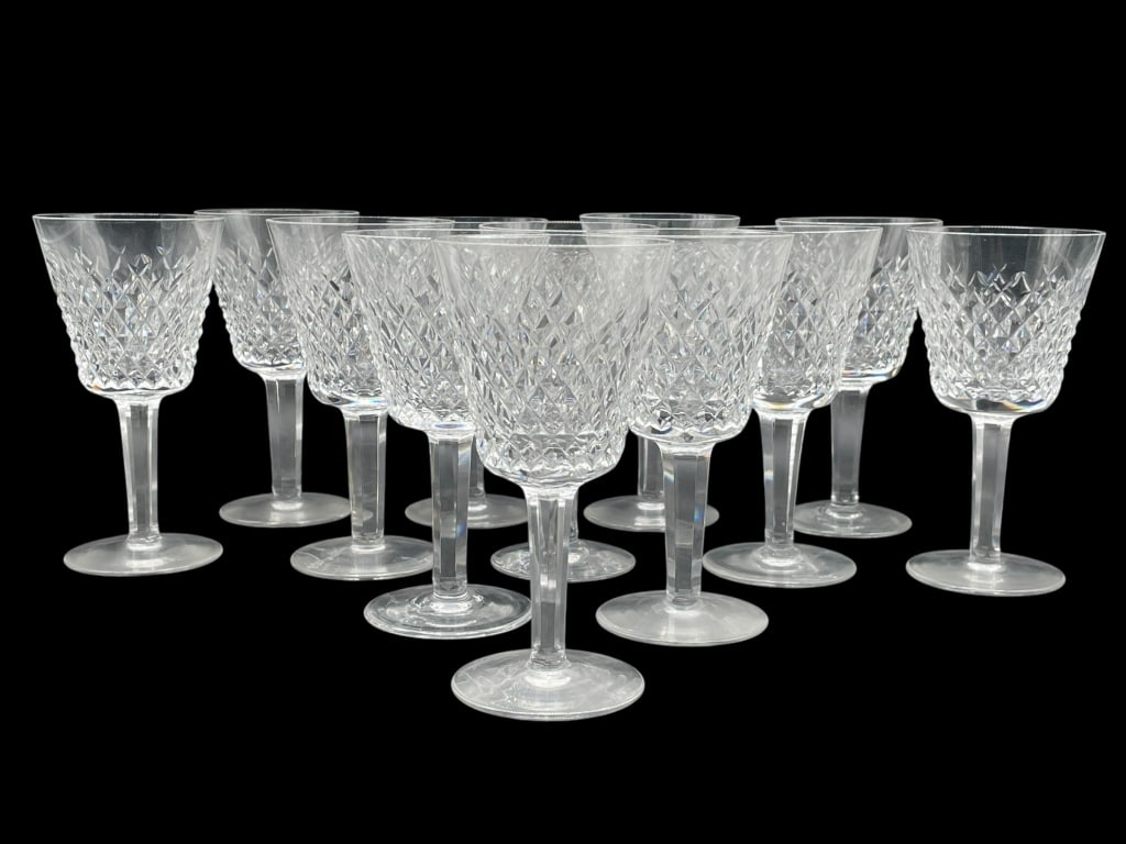 WATERFORD CRYSTAL ALANA WATER GOBLETS 12 (1 of 6)