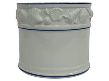 TIFFANY AND CO. ITALIAN CERAMIC CACHEPOT 8'