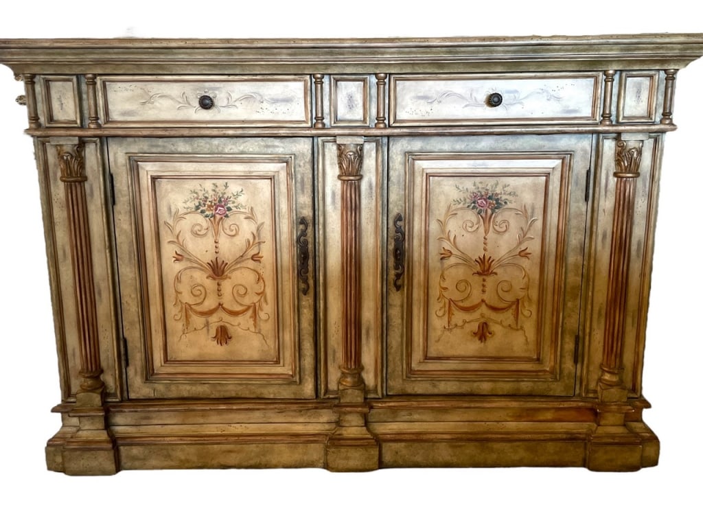 ITALIAN STYLE PROVINCIAL SIDEBOARD 63" (1 of 8)