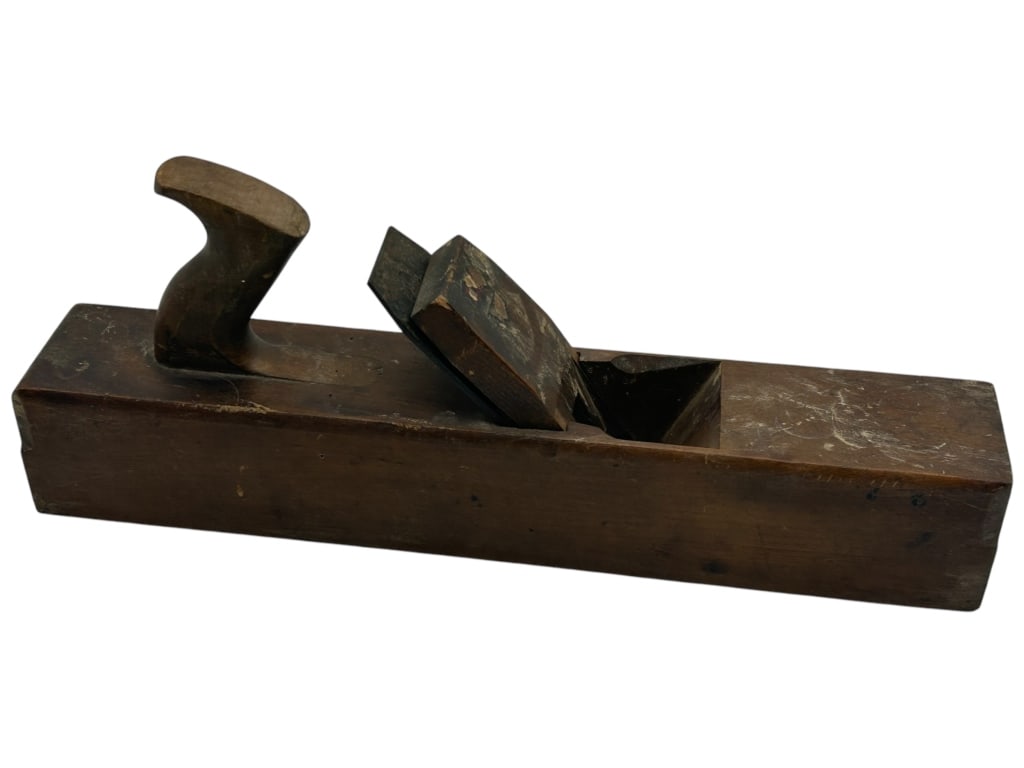 ANTIQUE WOODEN HAND PLANER 13" (1 of 6)