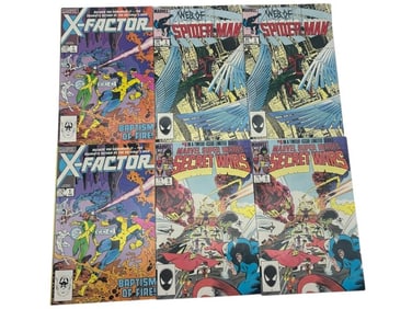 LOT OF 6 VINTAGE MARVEL COMICS