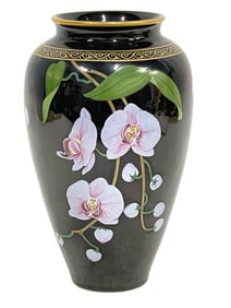 MAKOTO MIYAGI FRANKLIN MINT VASE 11"