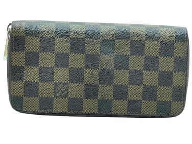 LOUIS VUITTON DAMIER EBENE CANVAS WALLET 7"