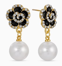 NEW! EYECANDY LILIANA DROP STATEMENT EARRINGS