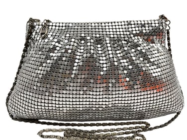 VINTAGE SEQUIN SHOULDER BAG EVENING HANDBAG