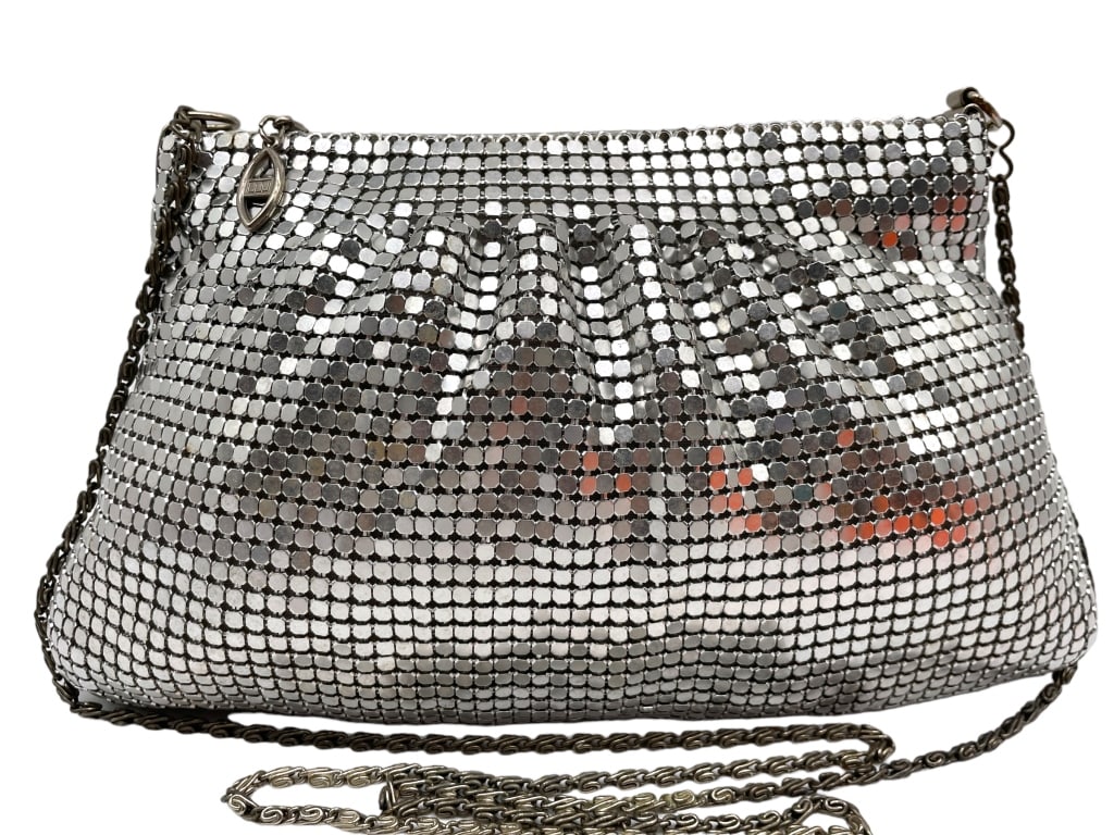 VINTAGE SEQUIN SHOULDER BAG EVENING HANDBAG (1 of 5)