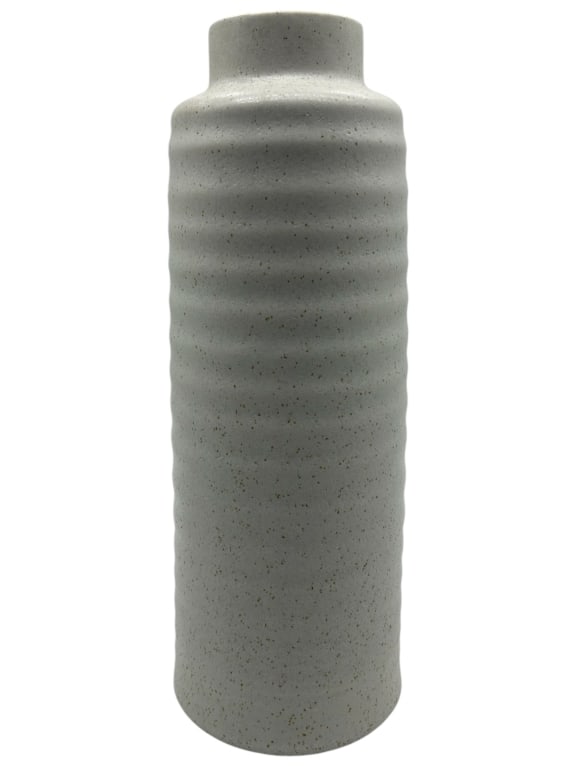 MODERN MINIMALIST STONEWARE VASE 16" (1 of 2)