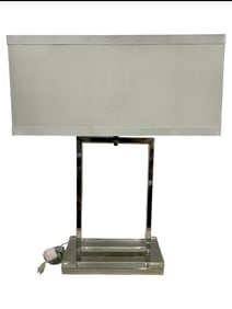 MODERN RECTANGULAR TABLE LAMP 31"