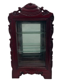 FOLDABLE MINIATURE DISPLAY CABINET