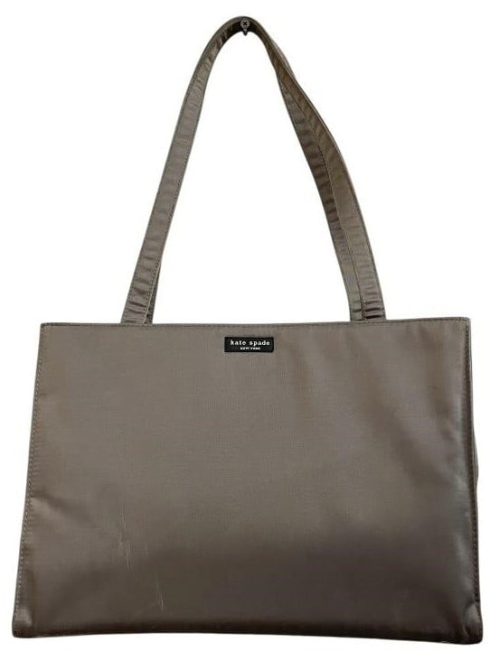 KATE SPADE GREY NYLON SHOULDER BAG (1 of 9)