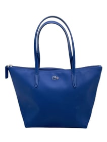 LACOSTE CONCEPT SMALL TOTE BAG IN BLUE