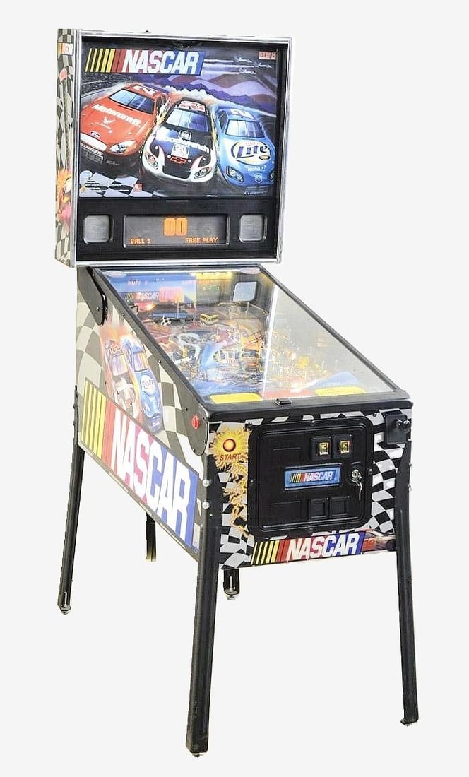 STERN NASCAR PINBALL MACHINE 56" (1 of 6)