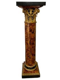 GRAND NEOCLASSICAL STYLE CORINTHIAN PEDESTALS
