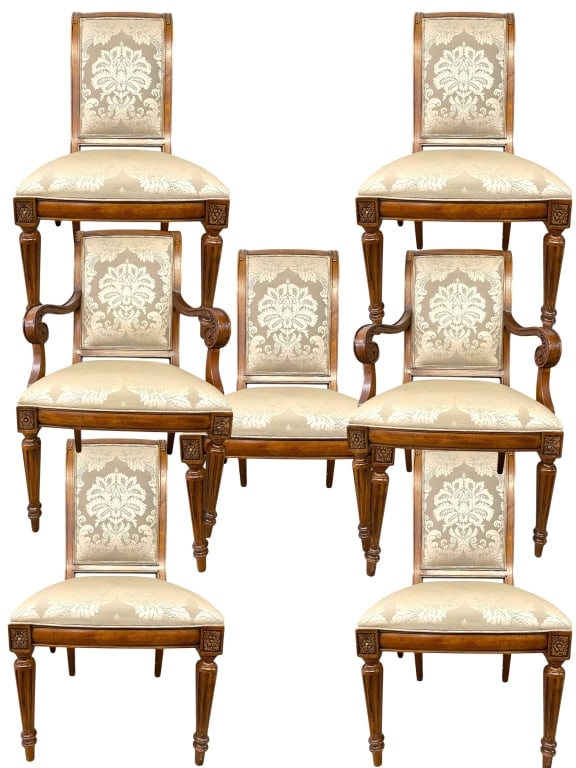 SET OF 7  ETHAN ALLEN DINING CHAIRS (1 of 13)