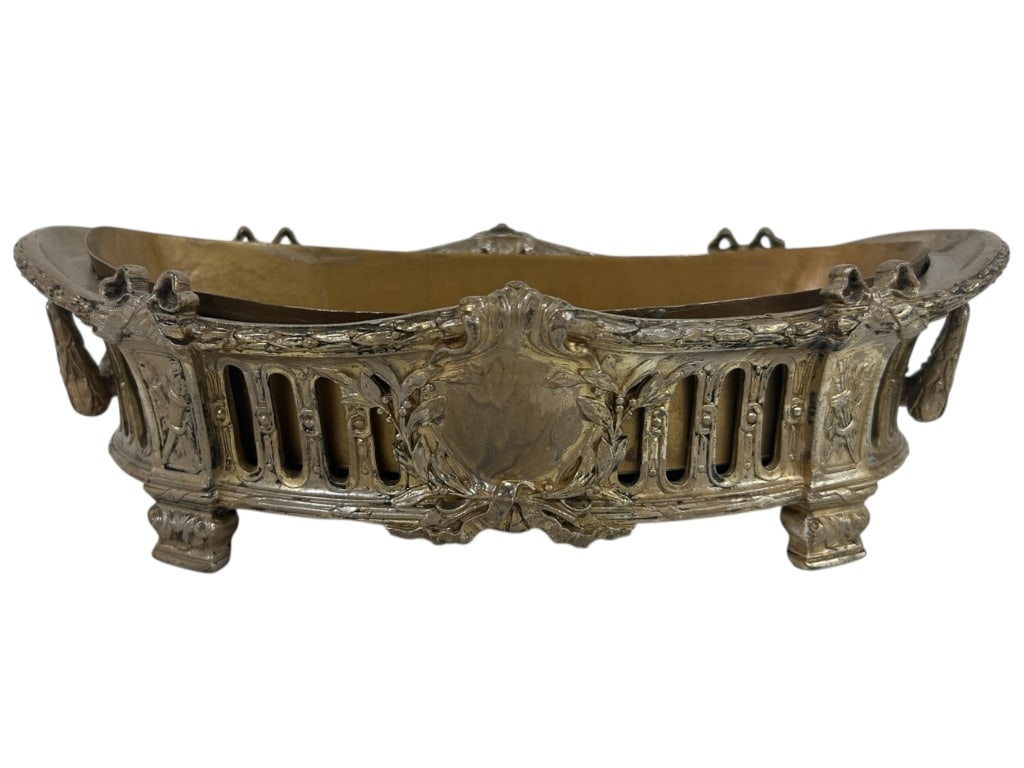 ANTIQUE FRENCH STYLE BRONZE CENTERPIECE (1 of 4)