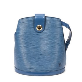 LOUIS VUITTON CLUNY BLUE EPI LEATHER SHOULDER BAG