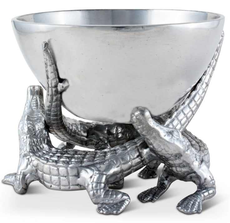 NEW IN BOX ARTHUR COURT ELEVATED ALLIGATOR BOWL (1 of 4)