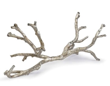 REGINA ANDREW METAL BRANCH IN SILVER LEAF