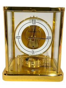 TIFFANY & CO. JAEGER LECOULTRE ATMOS MANTEL CLOCK