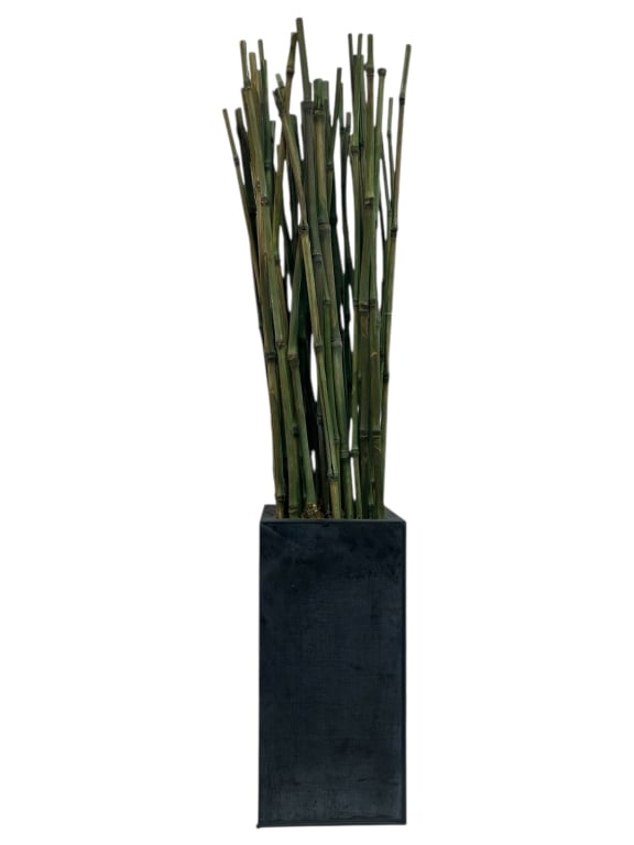 TALL MODERN FAUX BAMBOO ARRANGEMENT 52" (1 of 5)