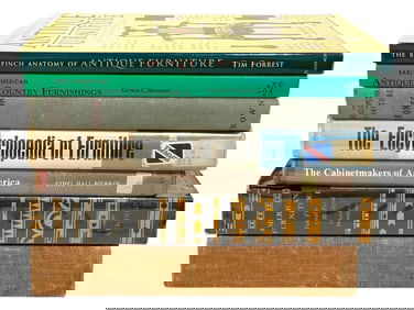 7 ANTIQUE AND AMERICAN FURNITURE REFERENCE BOOKS