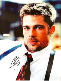 BRAD PITT AUTOGRAPHED 8 X 10 PHOTO W COA