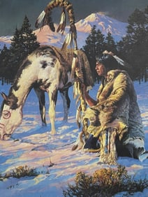 CHUCK REN TWILIGHTS LAST GLEAMING LITHO PRINT