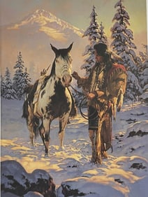 CHUCK REN MORNING AFTER LITHOGRAPH PRINT 29"