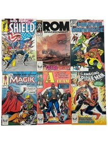 LOT OF 6 VINTAGE MARVEL COMICS