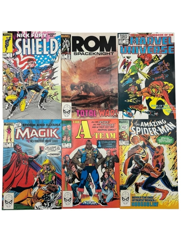 LOT OF 6 VINTAGE MARVEL COMICS (1 of 8)