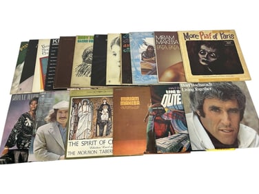 LOT OF 18 VINTAGE VINYL LP RECORDS