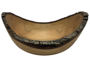 NATURAL EDGE MAPLE BOWL