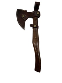 DAMASCUS STEEL AXE 15.5"