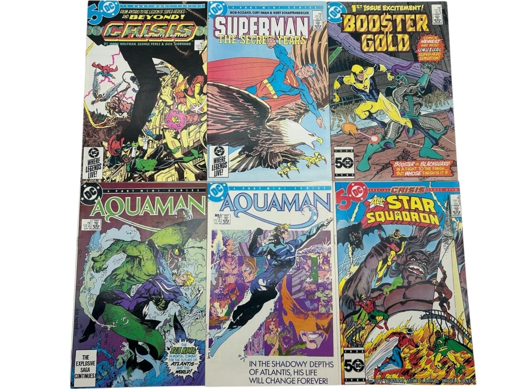DC COMIC LOT OF 6 COMICS (1 of 9)