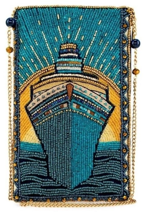 NEW MARY FRANCES MIDNIGHT CRUISE PHONE BAG (1 of 8)