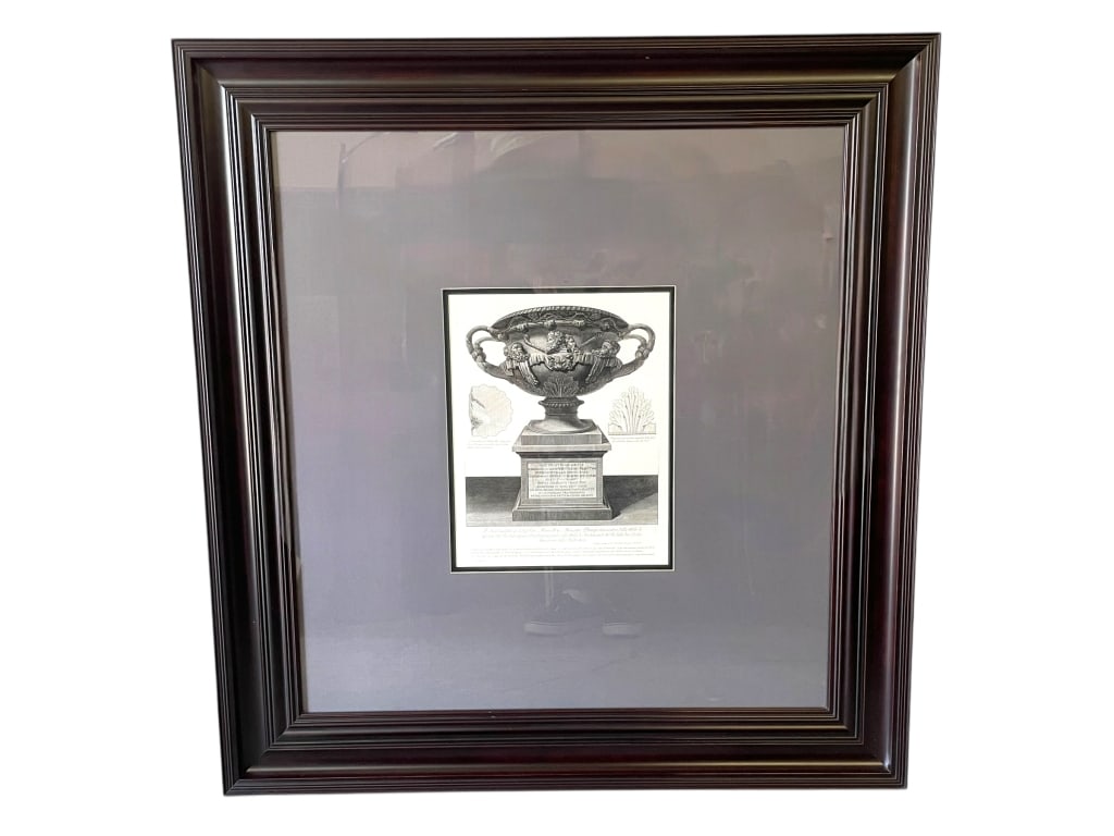 SOICHER-MARIN “PIRANESI URNS" FRAMED PRINT 37" (1 of 6)