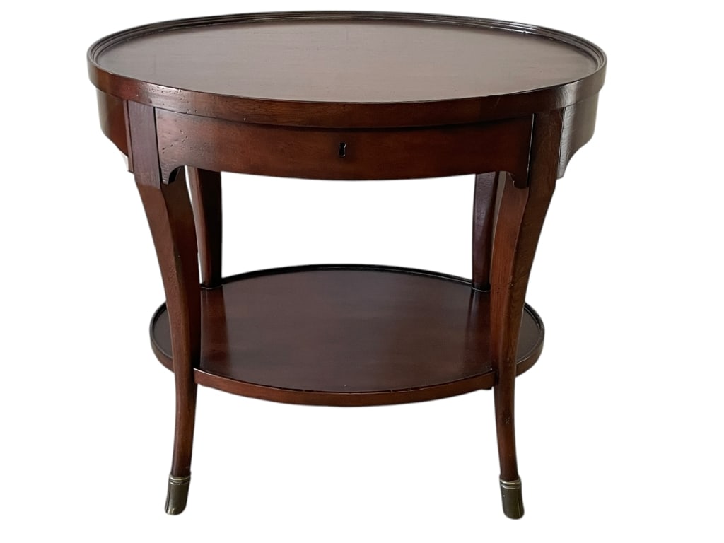 MAITLAND SMITH STYLE MAHOGANY SIDE TABLE 30" (1 of 7)