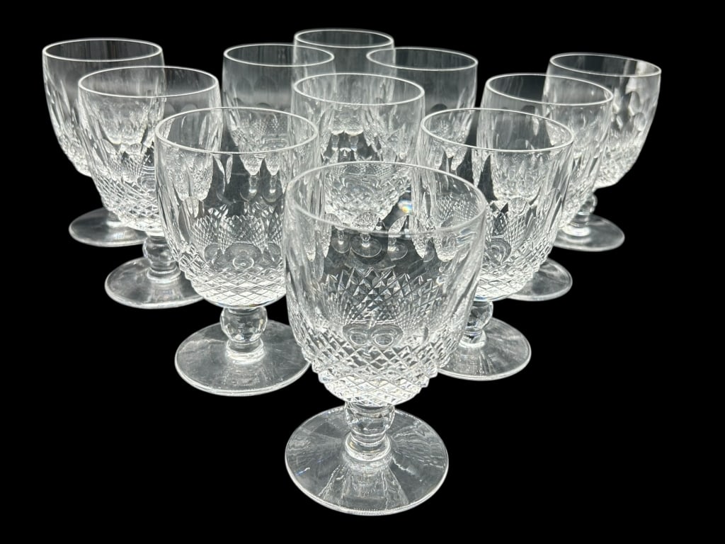 SET OF ELLEVEN CUT WATERFORD GLASSES 5" (1 of 6)