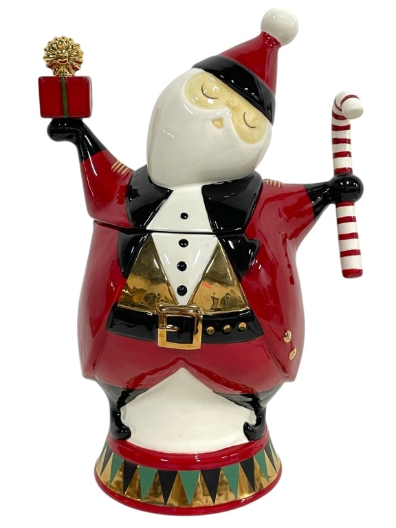 NEIMAN MARCUS SANTA COOKIE JAR 12.5" (1 of 8)