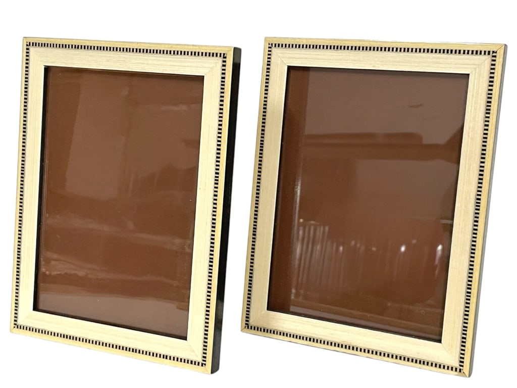 2 NATALINI MADE IN ITALY PICTURE FRAMES 8.5" (1 of 6)