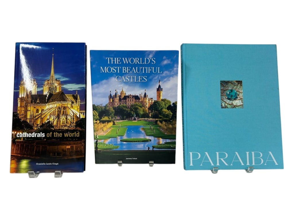 COLLECTION OF THREE COFFEE TABLE BOOKS 14" (1 of 5)