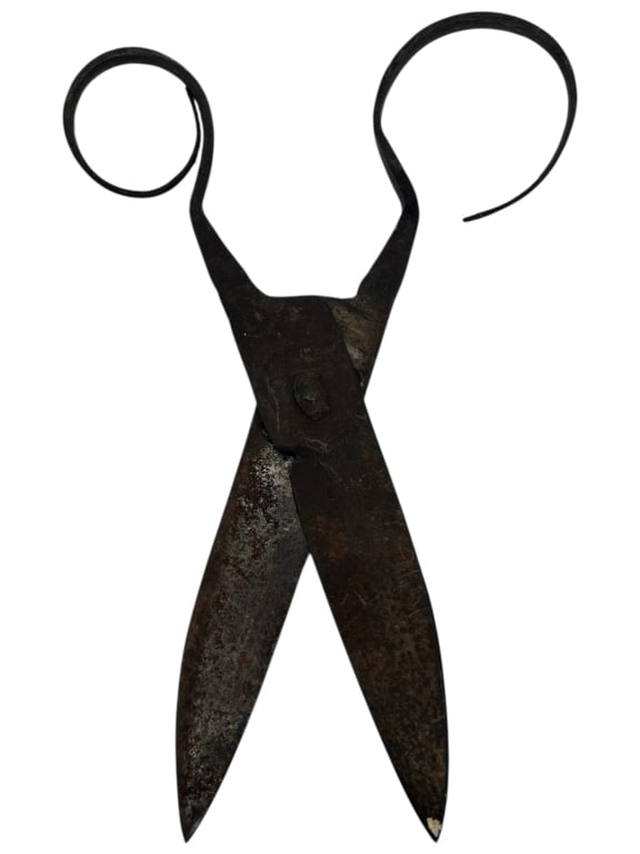 HAND FORGED IRON SHEEP SHEARS 10" (1 of 6)