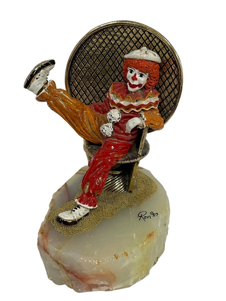 VINTAGE RON LEE CLOWN SCULPTURE 7" (1 of 6)