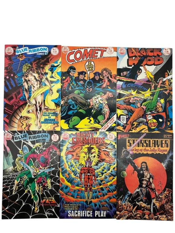 1980s RED CIRCLE & INDIE HERO COMICS LOT OF 6 (1 of 8)