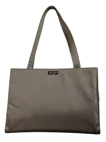 KATE SPADE GREY NYLON SHOULDER BAG
